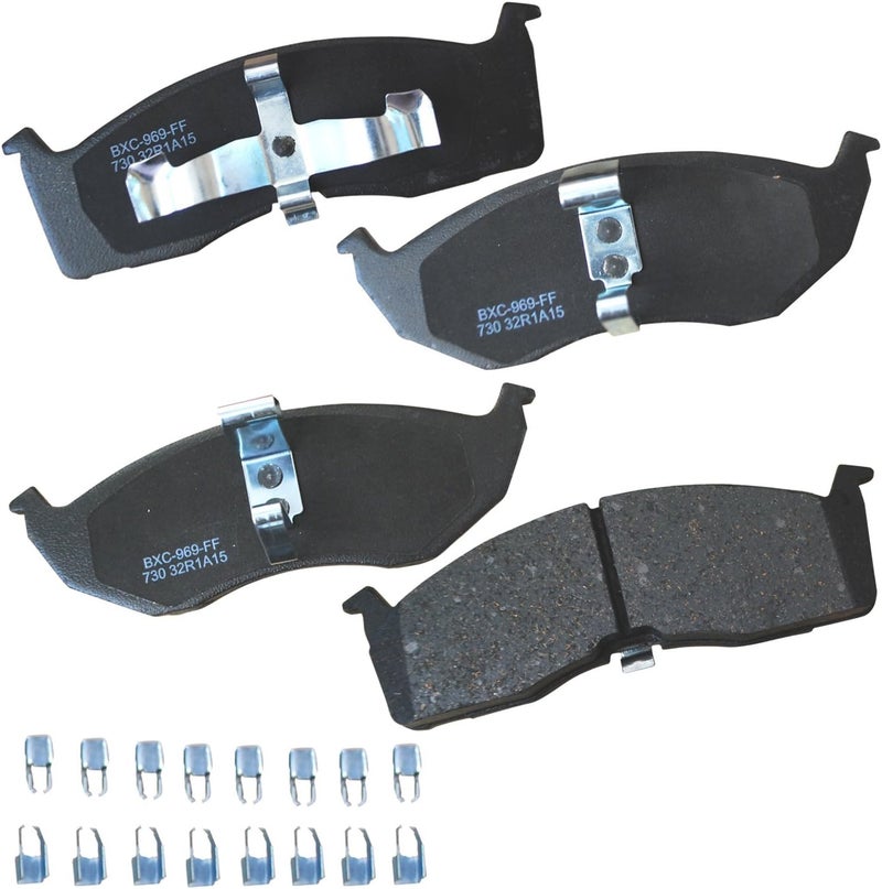 Bendix Premium SBC730 Ceramic Brake Pads for Select Models Chrysler 300M, Concorde,Intrepid,LHS,Prowler - Image 1